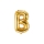 Fooliumist õhupall-täht "B", kuldne (35 cm)