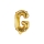   Fooliumist õhupall-täht "G", kuldne (35 cm)