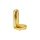 Fooliumist õhupall-täht "L", kuldne (35 cm)