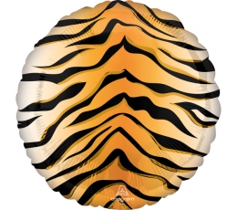 Fooliumist õhupall "Tiigrimustrid" (43 cm)