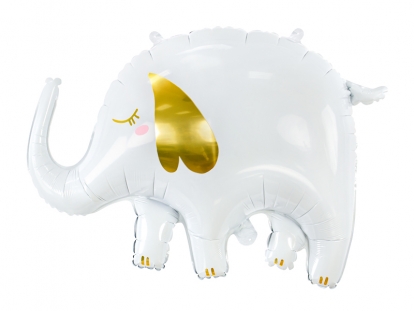 Fooliumist õhupall "Valge elevant" (61x46 cm)