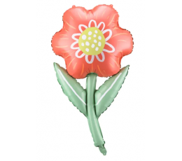 Fooliumist õhupall "Varrega lill" (53x96 cm)