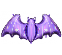 Fooliumist õhupall "Violetne nahkhiir" (119x51 cm)