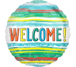 Fooliumist õhupall "Welcome" (43 cm)