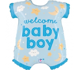 Fooliumist õhupall "Welcome Baby Boy" (50x58 cm) 
