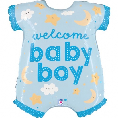 Fooliumist õhupall "Welcome Baby Boy" (50x58 cm) 