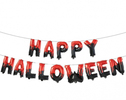 Fooliumist õhupallide vanik "Happy Halloween"