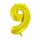 Fooliumist õhupall "9", kuldne (85 cm)