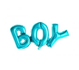 Fooliumist õhupall "Boy", helesinine  (67x29 cm)