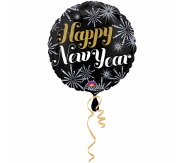 Fooliumist õhupall  "Happy New Year" (45 cm)