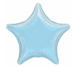 Fooliumist õhupall  "Helesinine täht" (45 cm)