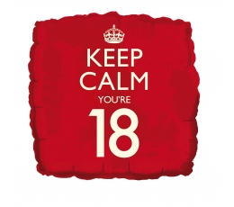 Fooliumist õhupall "Keep calm 18"