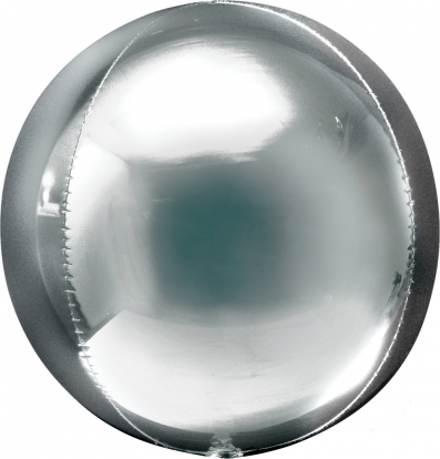 Fooliumist õhupall "Orbz", hõbedane