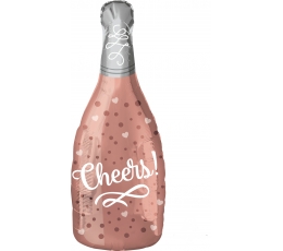 Fooliumõhupall "Cheers" roosa (25x66 cm)