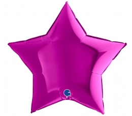 Fooliumõhupall „Erkroosa täht“ (91 cm)
