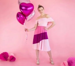 Fooliumõhupall „Erksalt roosa süda“ (45 cm) 1