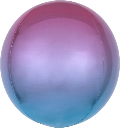  Fooliumõhupall-orbz, lilla-sinine ombre (38 cm)