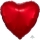  Fooliumõhupall "Punane süda" (43 cm)