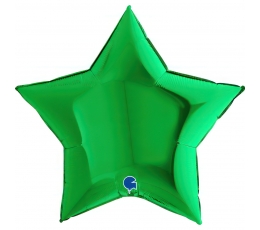 Fooliumõhupall „Roheline täht“ (91 cm)