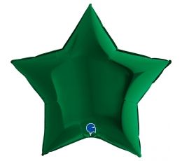 Fooliumõhupall „Tumeroheline täht“ (91 cm)
