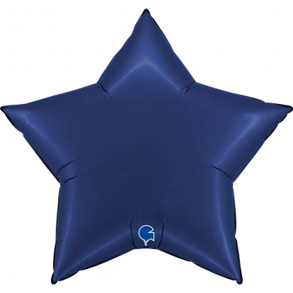 Fooliumõhupall "Tumesinine täht“ (91 cm)