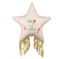 Fooliumõhupall tuttidega „Sünnipäeva täht“