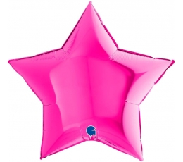 Fooliumõhupall „Vaarikapunane täht“ (91 cm)