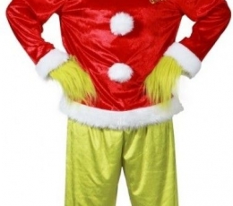 Grinchi kostüüm maskiga (XL)