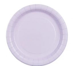 Helelillad pabertaldrikud (6 tk / 18 cm)