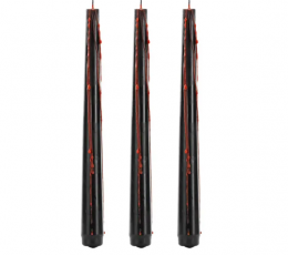 Pikad küünlad „Verepiisad“ (3 tk./25 cm)