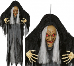 Interaktiivne dekoratsioon „Küürakas nõid“ (120 cm)