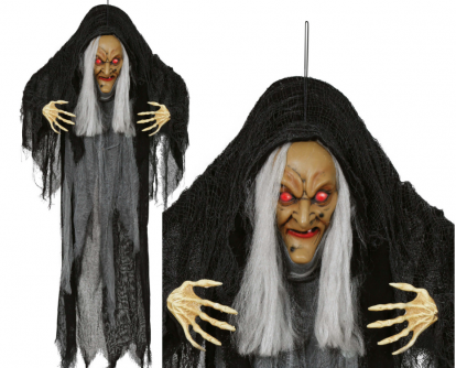 Interaktiivne dekoratsioon „Küürakas nõid“ (120 cm)