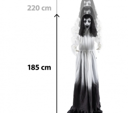 Interaktiivne dekoratsioon „Naine-kummitus“ (185 cm) 1
