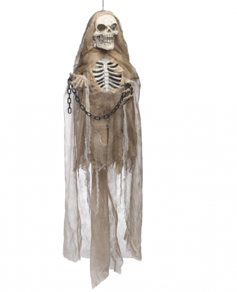 Interaktiivne dekoratsioon "Rohelsilmne skelett" (183cm)