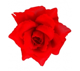 Juukseklamber "Punane roos"