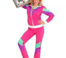 Karnevali kostüüm "80-ndate roosa" (L) 3