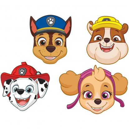 Maskid "Paw Patrol" (8 tk.)
