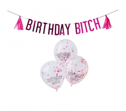 Kaunistuste komplekt "Birthday Bitch"