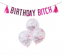 Kaunistuste komplekt "Birthday Bitch"