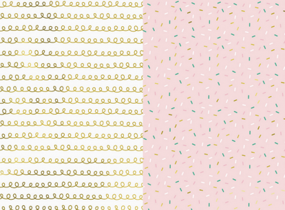  Kingituste pakkepaber, pastelne (2 tk./70x200 cm) AINULT VENIPAK KULLERIGA!