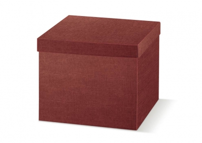  Kinkekarp kaanega, bordoo (29X29X24 cm)