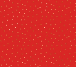 Kinkepaber, punane kuldsete tähtedega (70x200 cm) AINULT VENIPAK KULLERIGA!