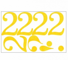 Kleebised / number "2" (1 tk.)