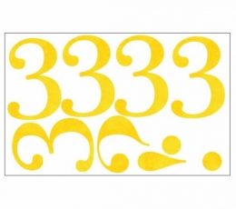 Kleebised / number "3" (1 tk.)