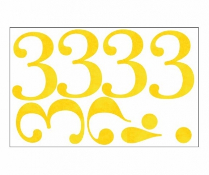 Kleebised / number "3" (1 tk.)