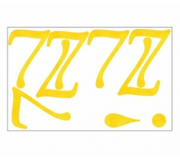 Kleebised / number "7" (1 tk.)