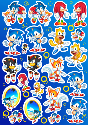 Kleebised "Sonic"