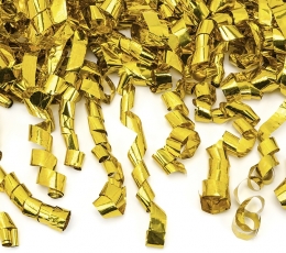 Konfetikahur "Kuldsed keerud" (60 cm)