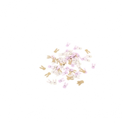 Konfetid "Jänkud", roosa-kuldsed (120 tk / 1,3-2,5 cm)