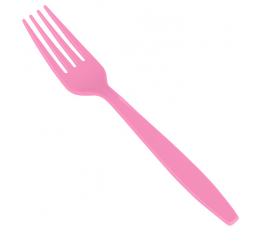  Korduvkasutatavad kahvlid, roosad (24 tk.)